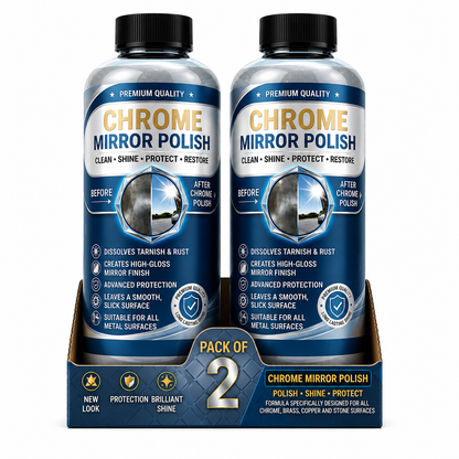 Chrome Mirror Polish – Metal Cleaner, Shine & Protection
