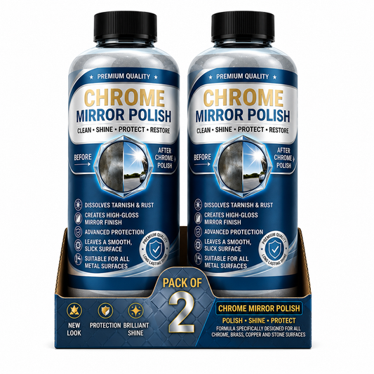 Chrome Mirror Polish – Metal Cleaner, Shine & Protection