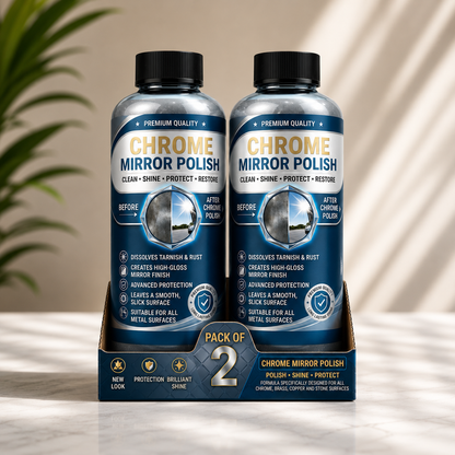 Chrome Mirror Polish – Metal Cleaner, Shine & Protection