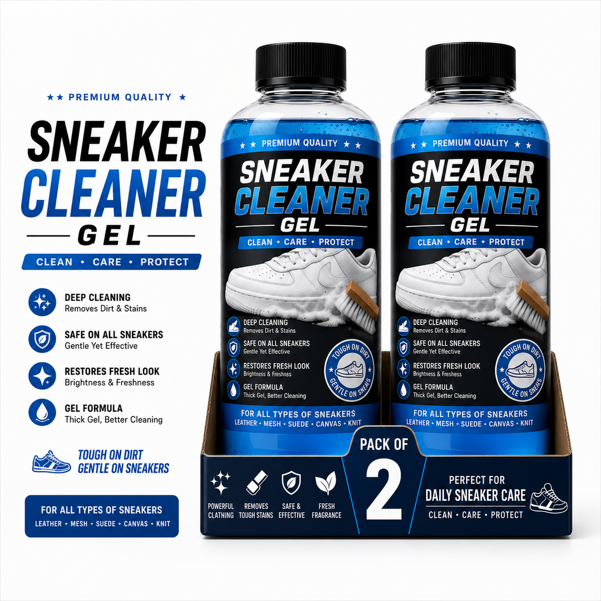 Premium Sneaker Cleaner Gel