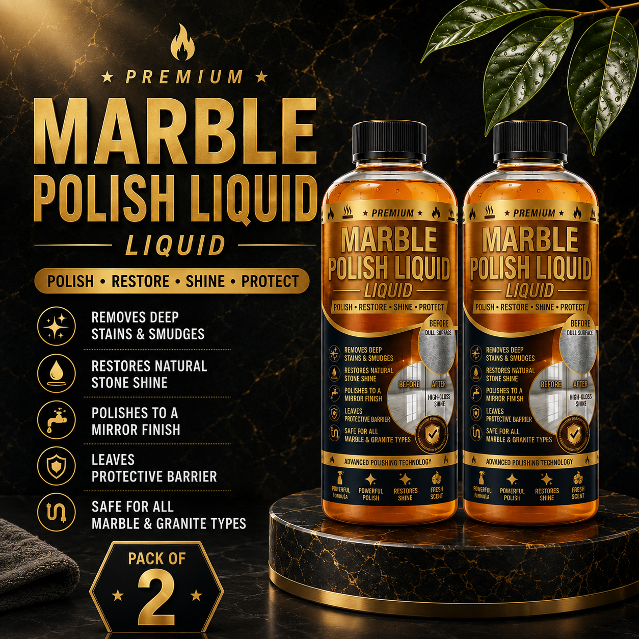 Premium Marble Polish Liquid
