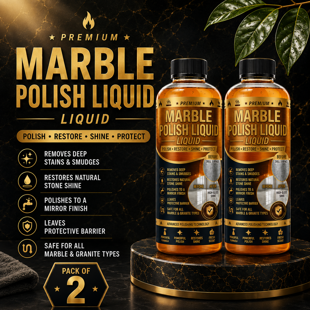 Premium Marble Polish Liquid