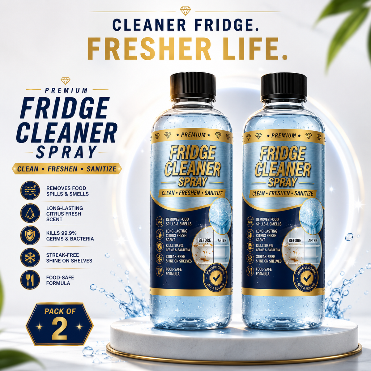 Premium Fridge Cleaner Spray