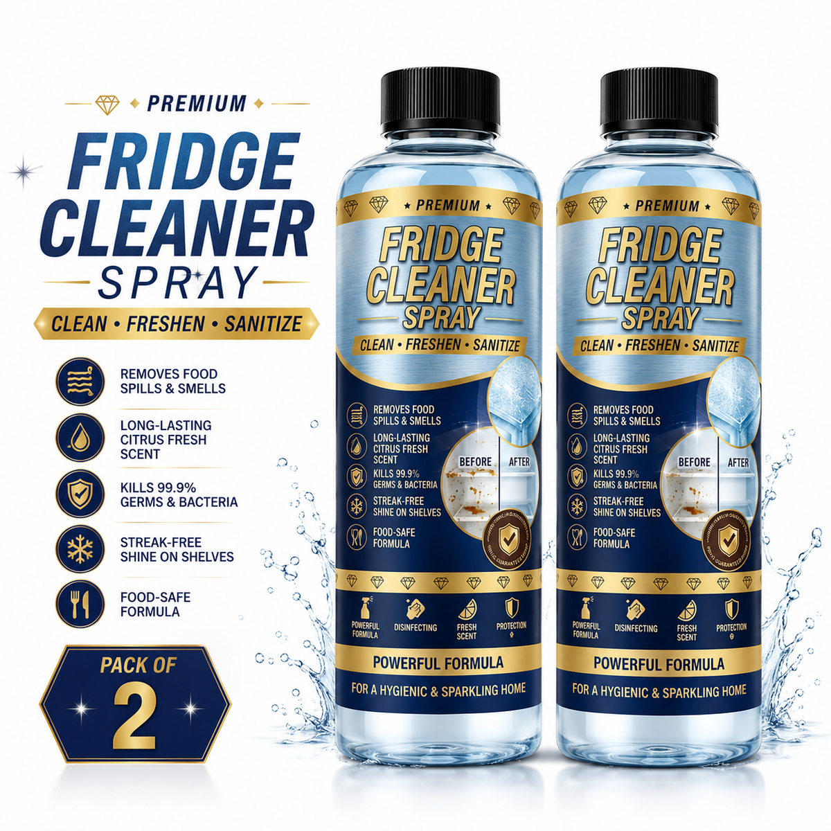 Premium Fridge Cleaner Spray