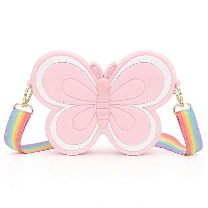 Portable Cute Phone Sling Bag Small Casual Utility Bag Popillon Cartoon Crossbody Purse Mini Mobile Pouch Picnic Bags Kids for School, College and Office